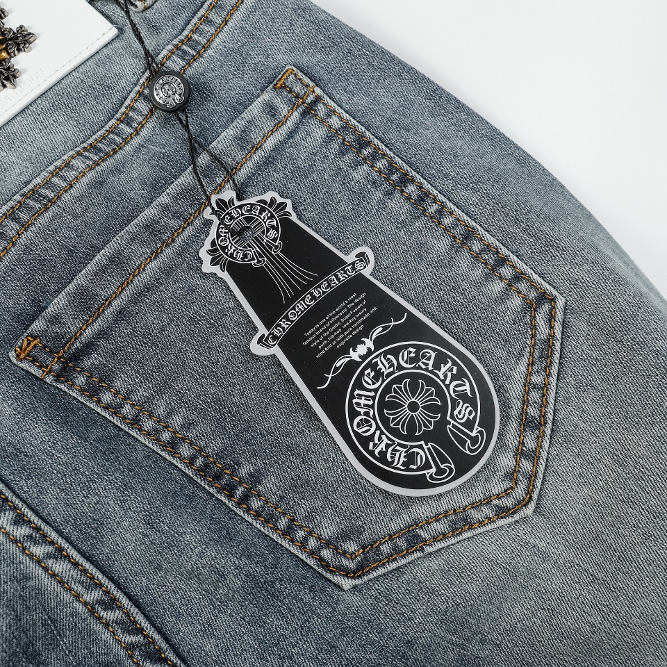 CHR0ME HEARTS 202323FW DENIM CROSS Pants