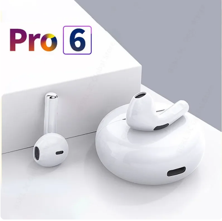 Original Air Pro 6 TWS Wireless Bluetooth Earphones Mini Pods Earbuds Earphone Headset For Xiaomi Android Apple iPhone Headphone