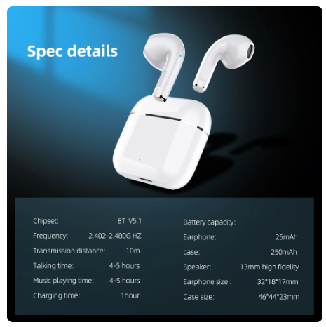 HYE Original Air Pro4 TWS 5 Wireless Bluetooth Earphones Headphones Mini Earpone Headset for Xiaomi Android Apple IPhone Earbuds
