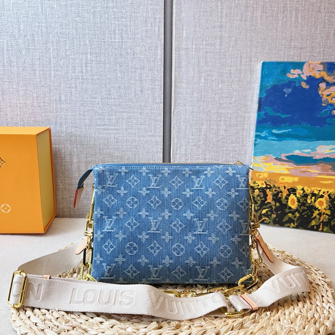LV Coussin Denim bag Shoulder bag Cross Body bag