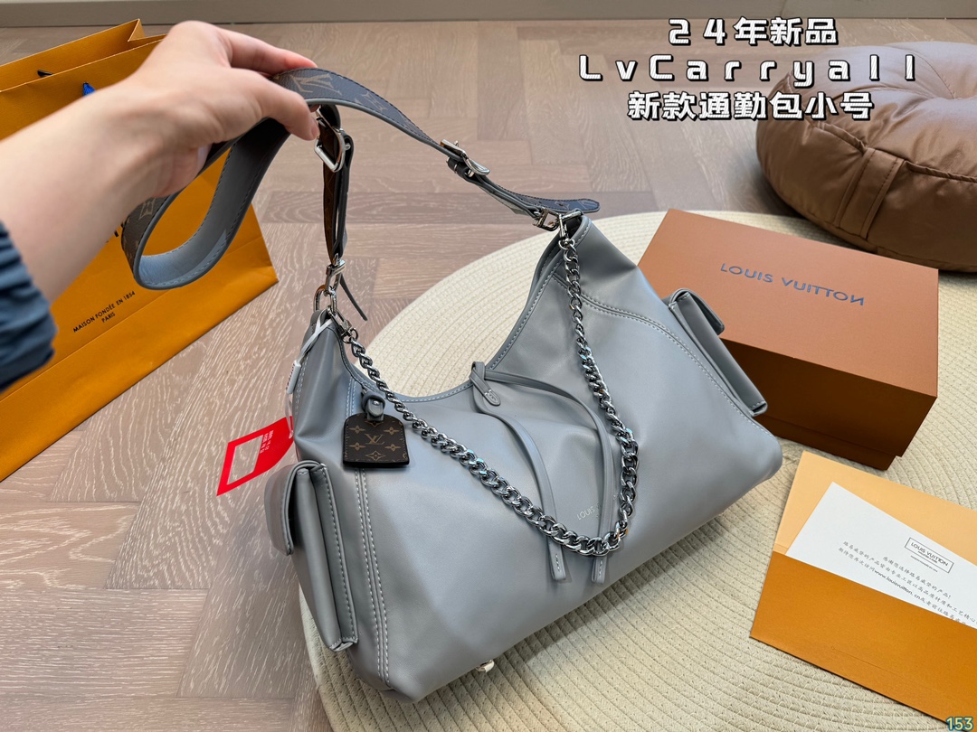 LV CARRYALL Shoulder Bag  Fashion Handbag