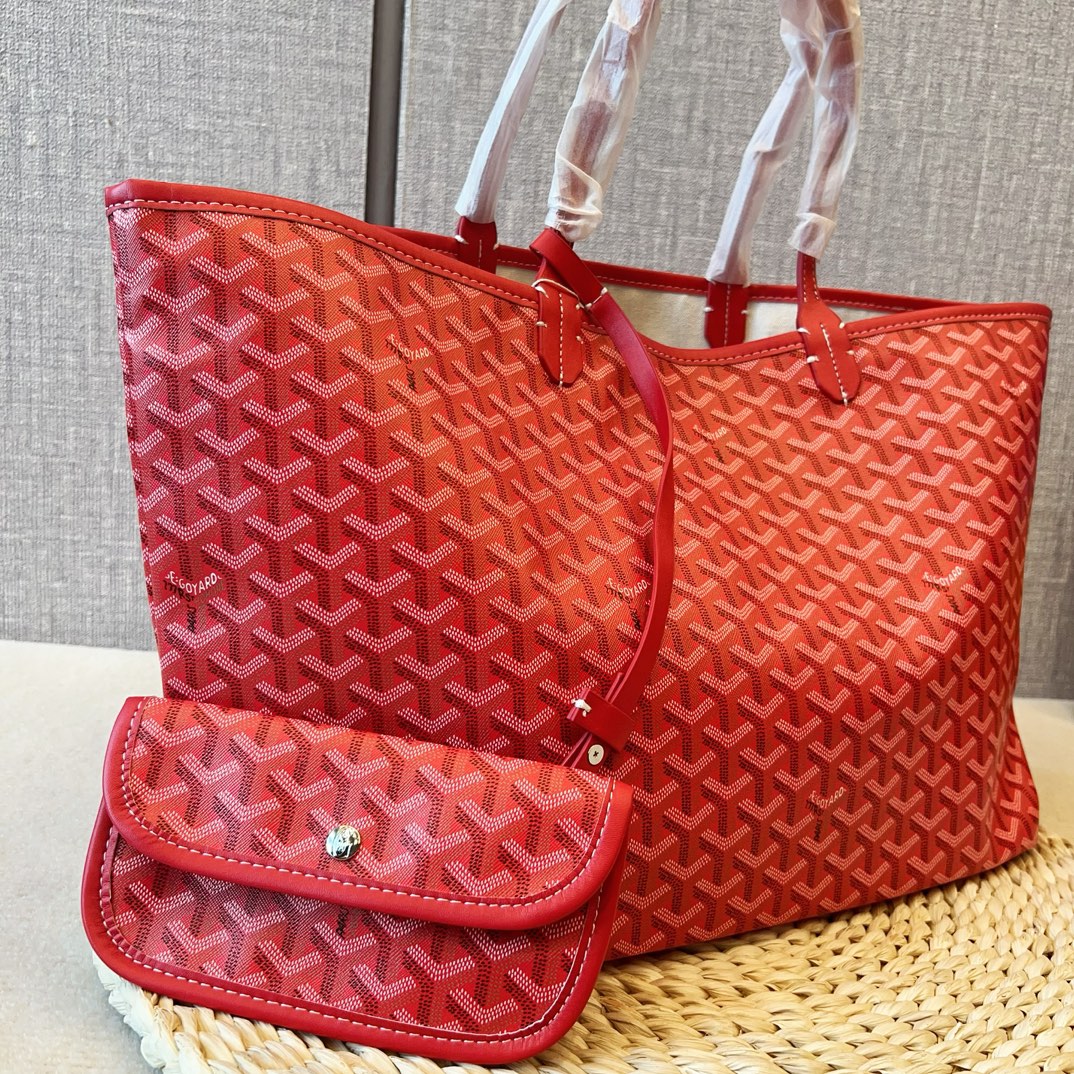 Goya tote bag Y letter leather shoulder bag handbag