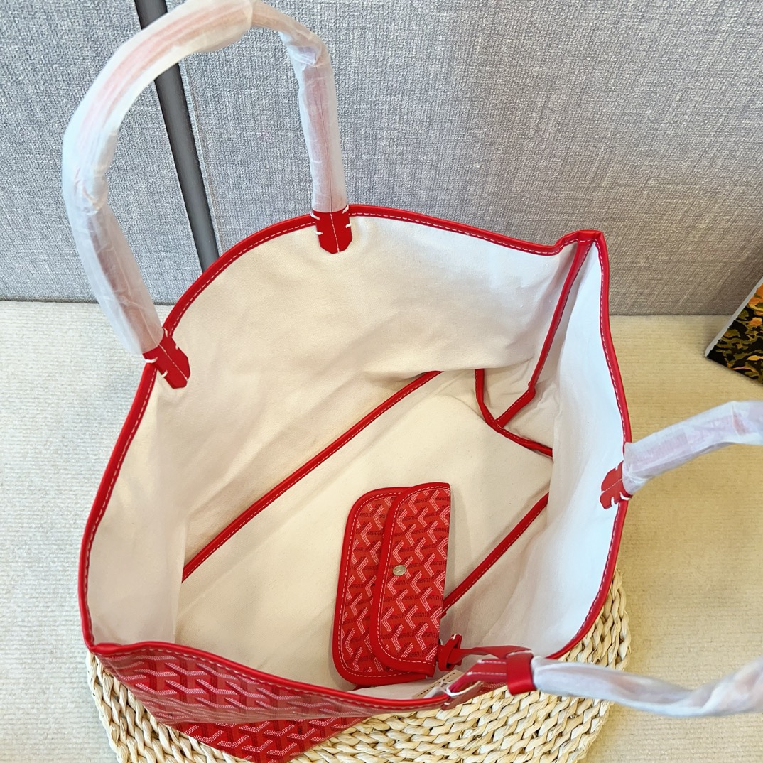 Goya tote bag Y letter leather shoulder bag handbag