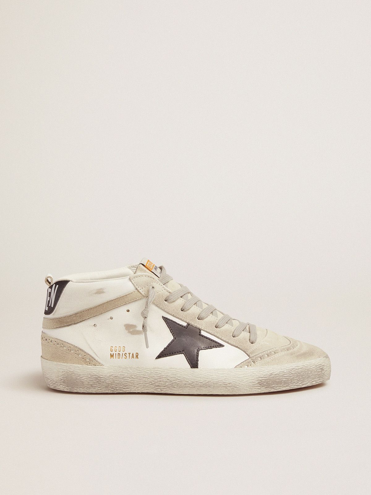 Black and white Mid Star sneakers | 