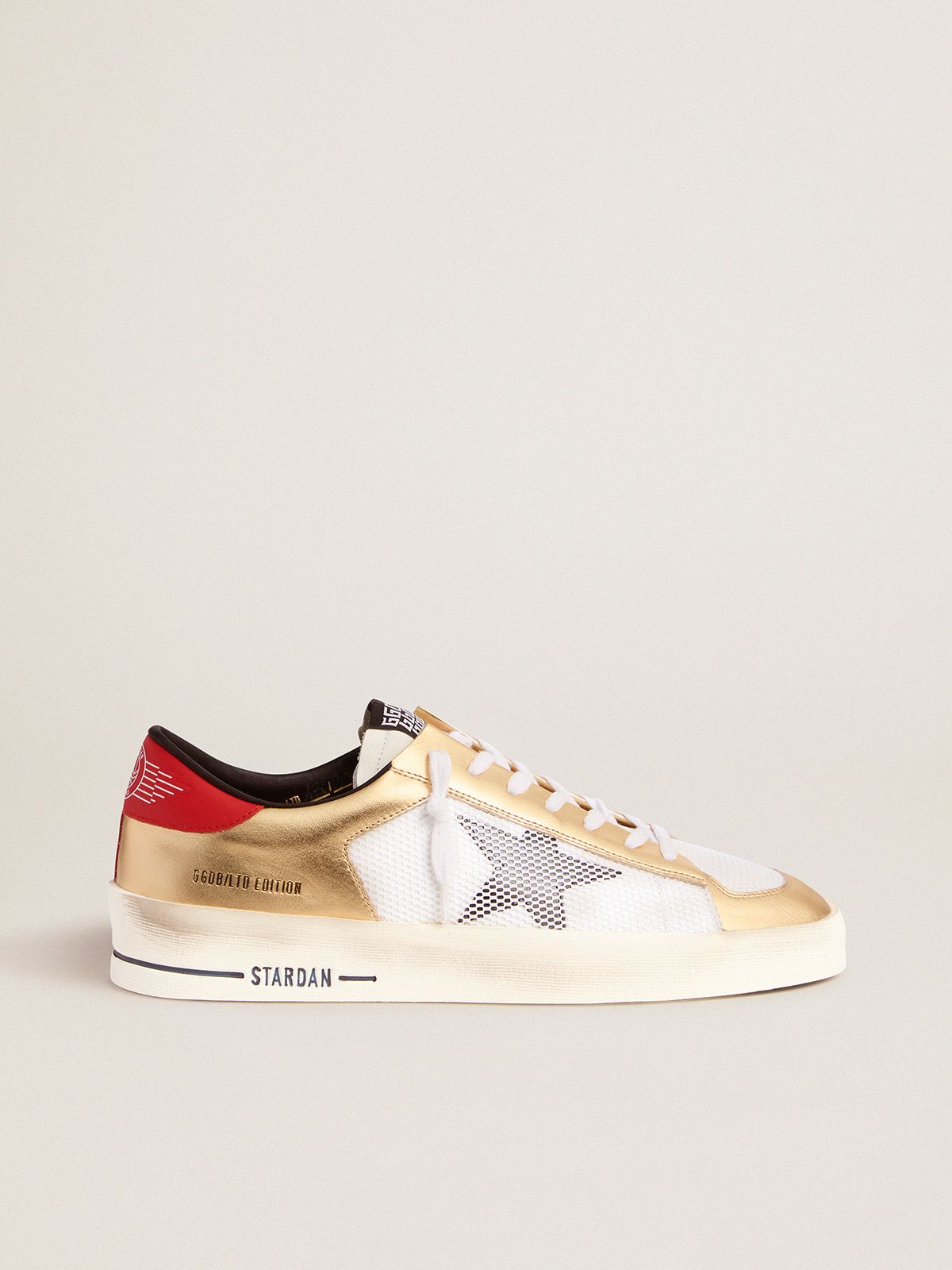 Golden Goose Saldi Uomo Women's Limited Edition Stardan sneakers with gold inserts
