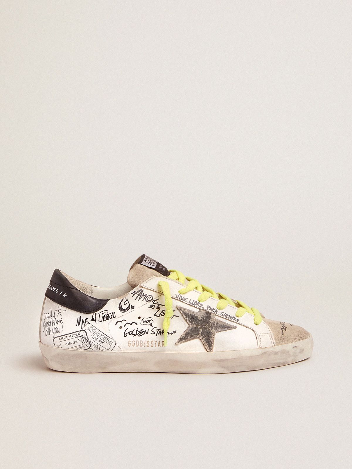 Women’s Journey Super-Star sneakers with graffiti
