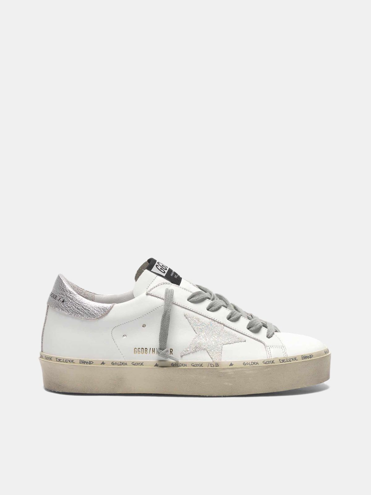 Hi Star sneakers with iridescent star and silver heel tab | 
