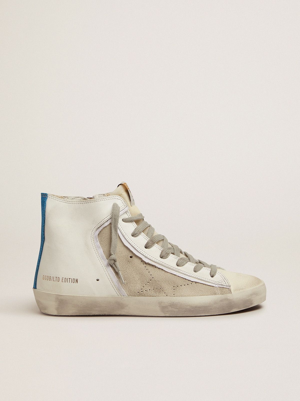 Golden Goose Uomo Saldi Women's Limited Edition blue and white Francy sneakers