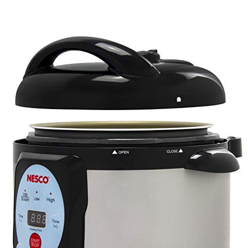 NESCO NPC9 Smart Pressure Canner and Cooker, 9.5 quart, Stainless Ste