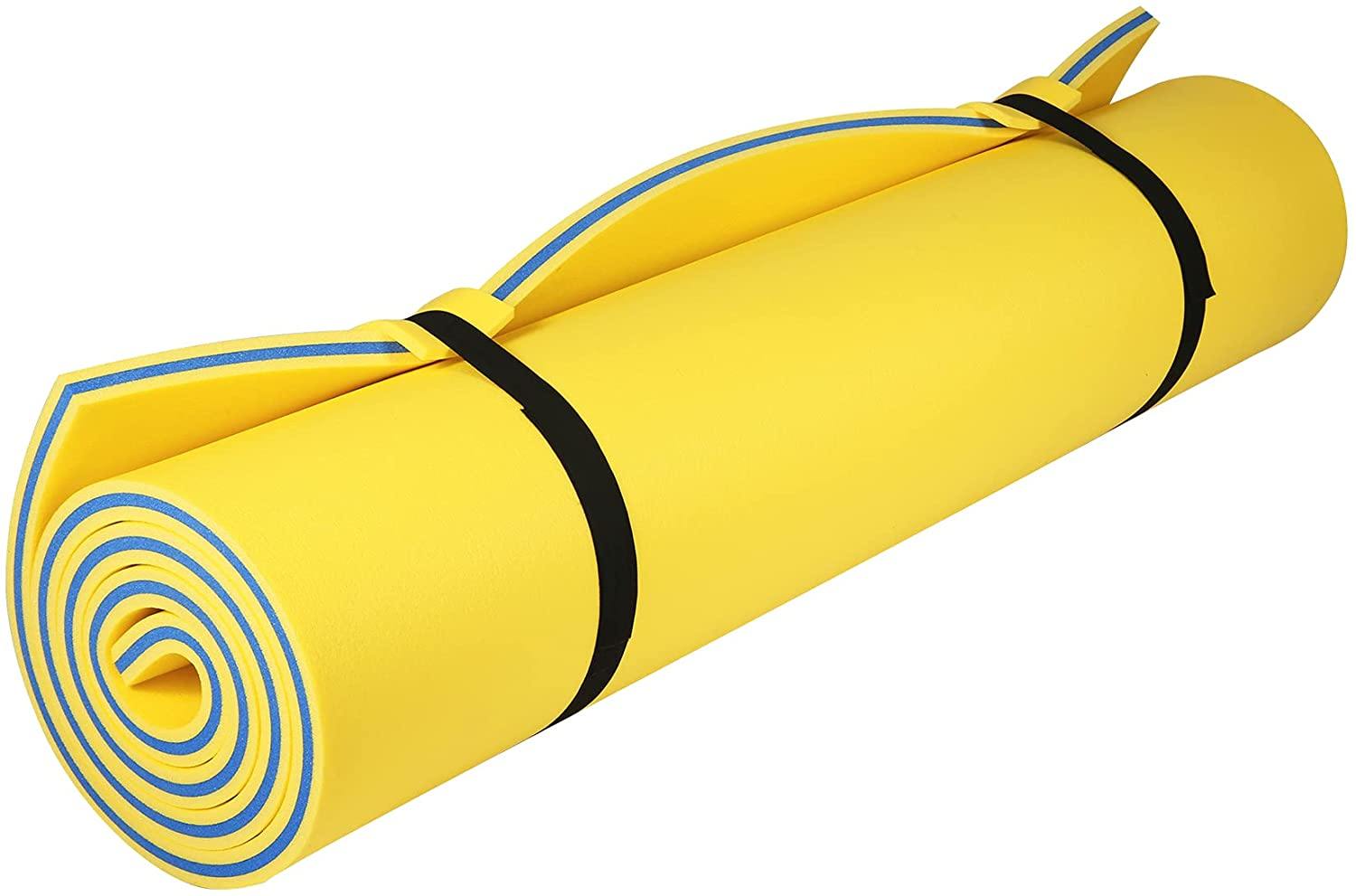 9' x 6' Foam Floating RollUp Pool Float Pad 3 Layer Island Water Pad