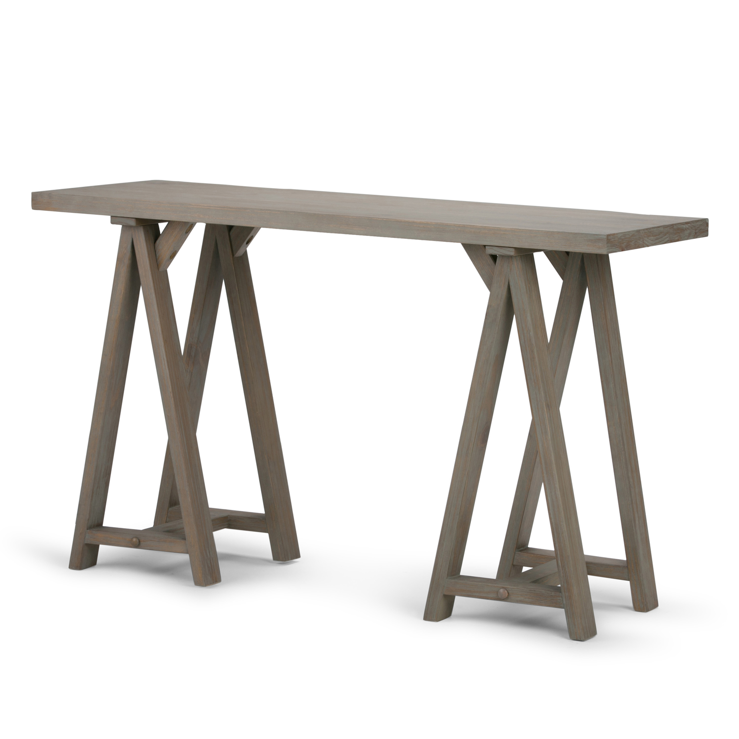 Brooklyn + Max Spokane Solid Wood 50 Inch Wide Modern Industrial