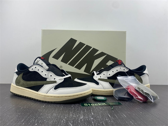 JRD 1 Retro Low OG SP Travis Scott Olive DZ4137-106