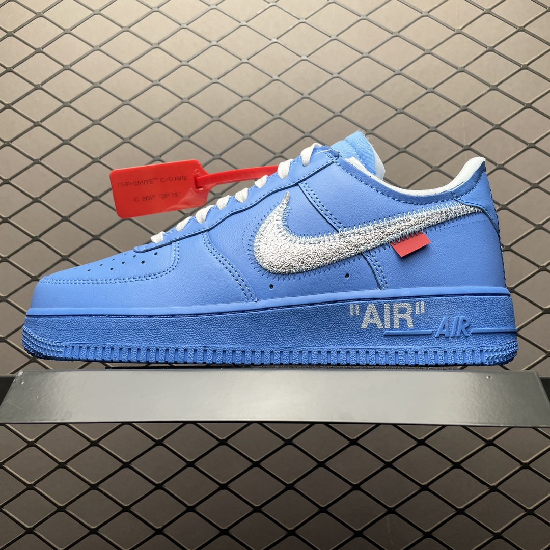 NK Air Force 1 Low OW Light Blue Spark