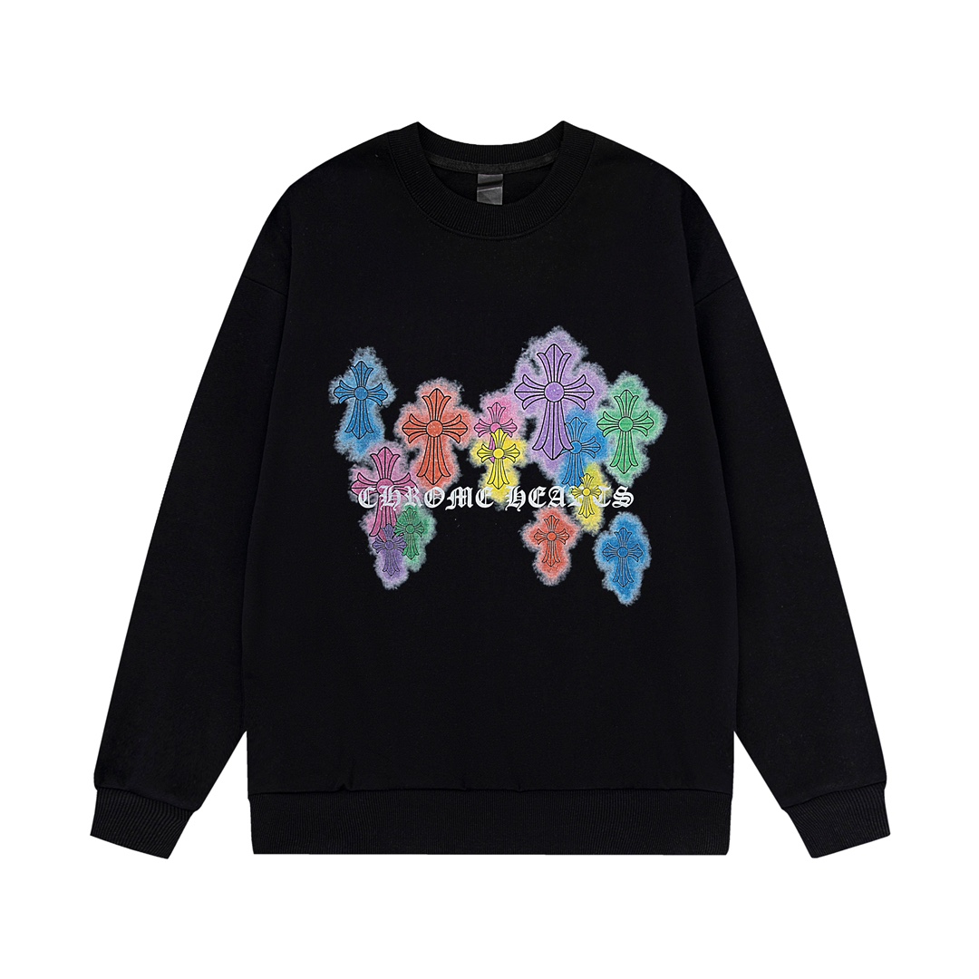 C Hearts Hoodies Black