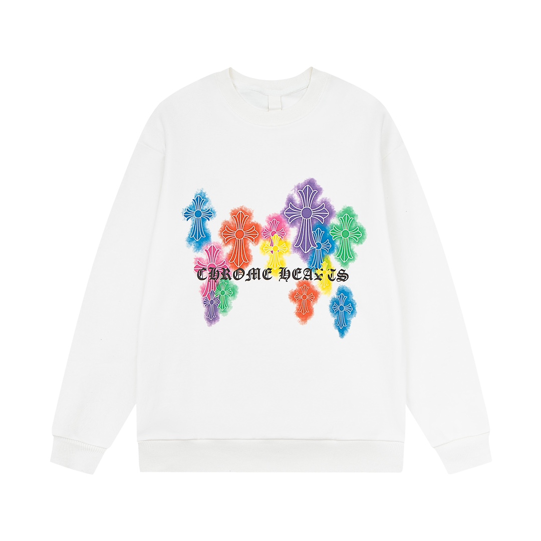 C Hearts Hoodies White