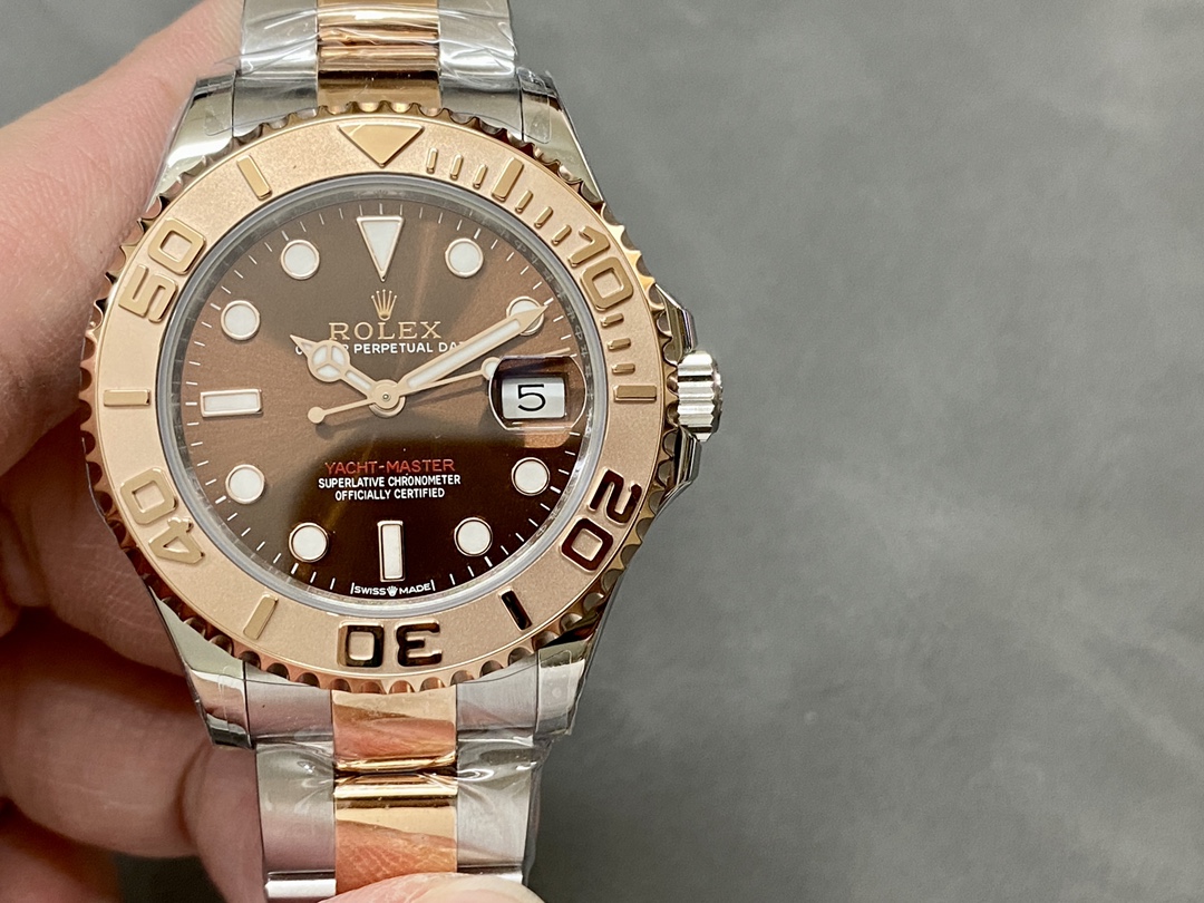 Rolxx Yacht-Master Rose Gold Replica 37