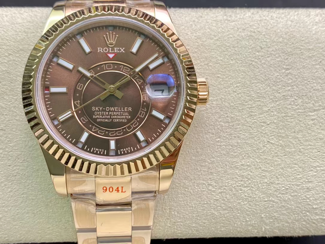 Rose Gold Sky-Dweller Replica