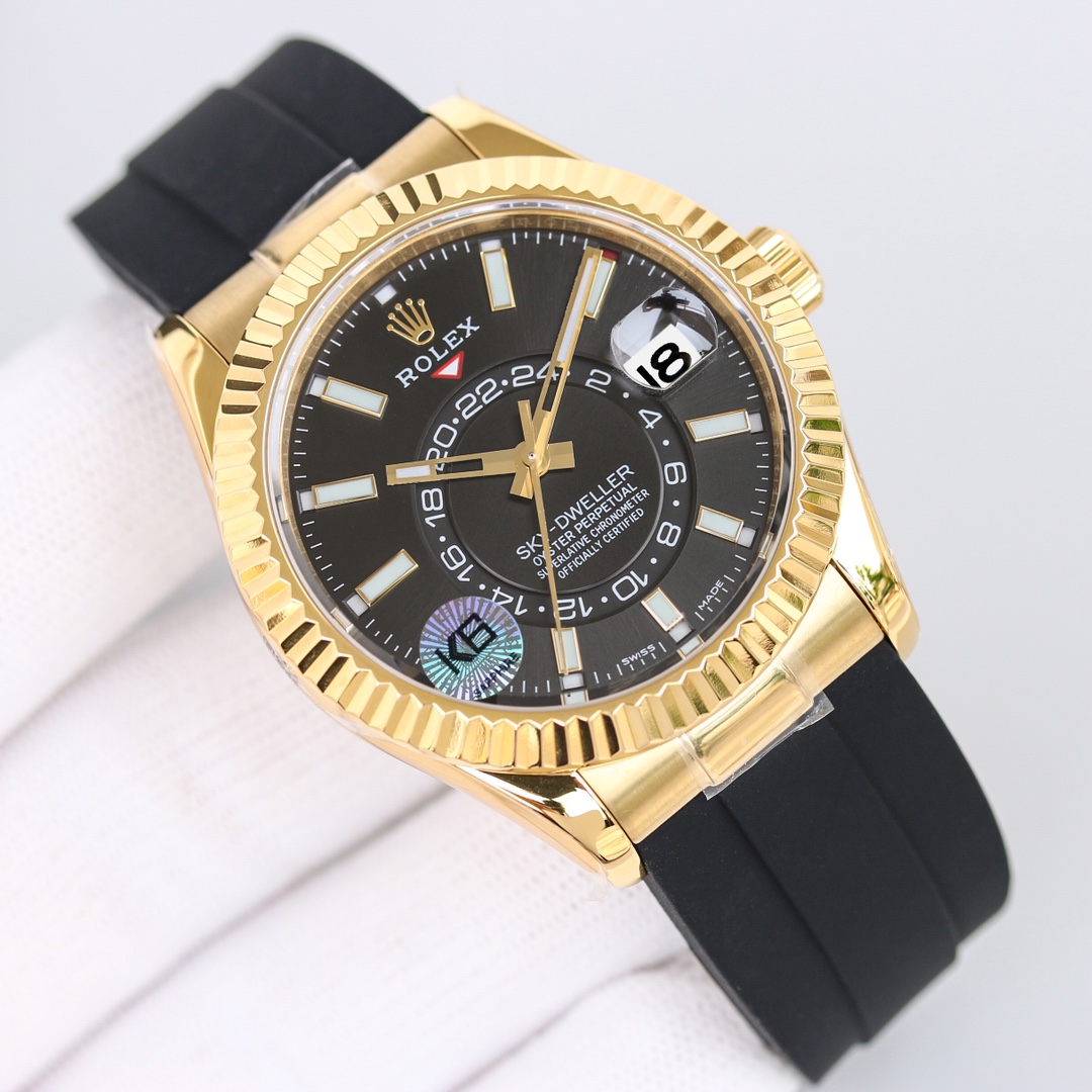 Rolxx Sky-Dweller Black Replica