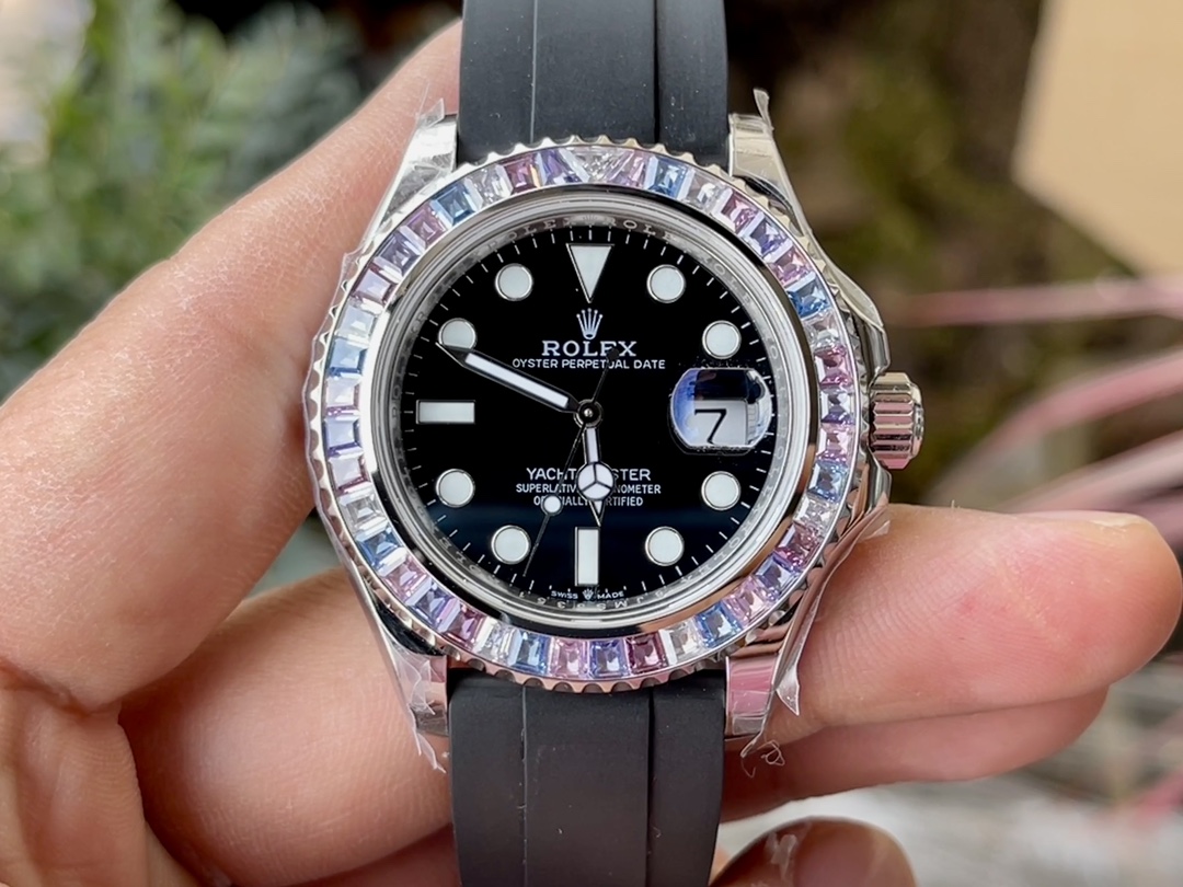 Rolxx Yacht-Master Rubber Strap Replica