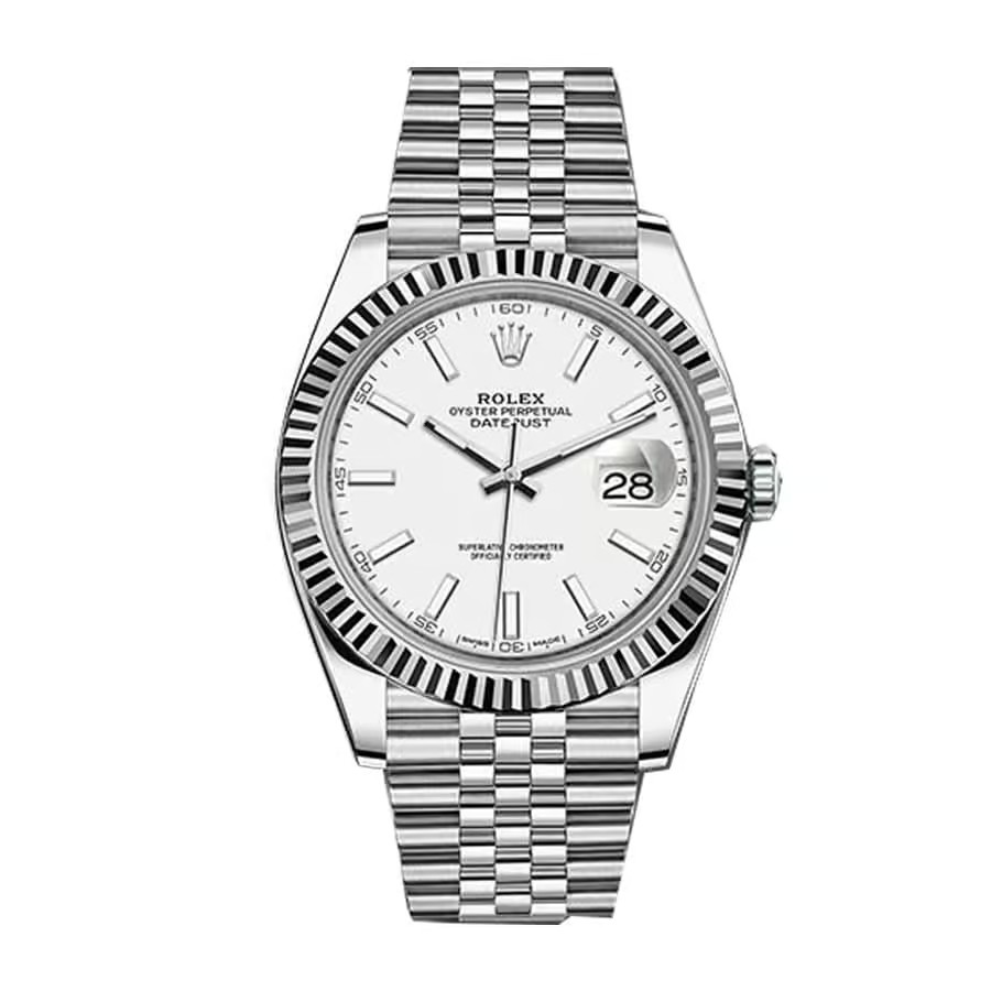 Rolxx Oyster Perpetual 41 White Replica