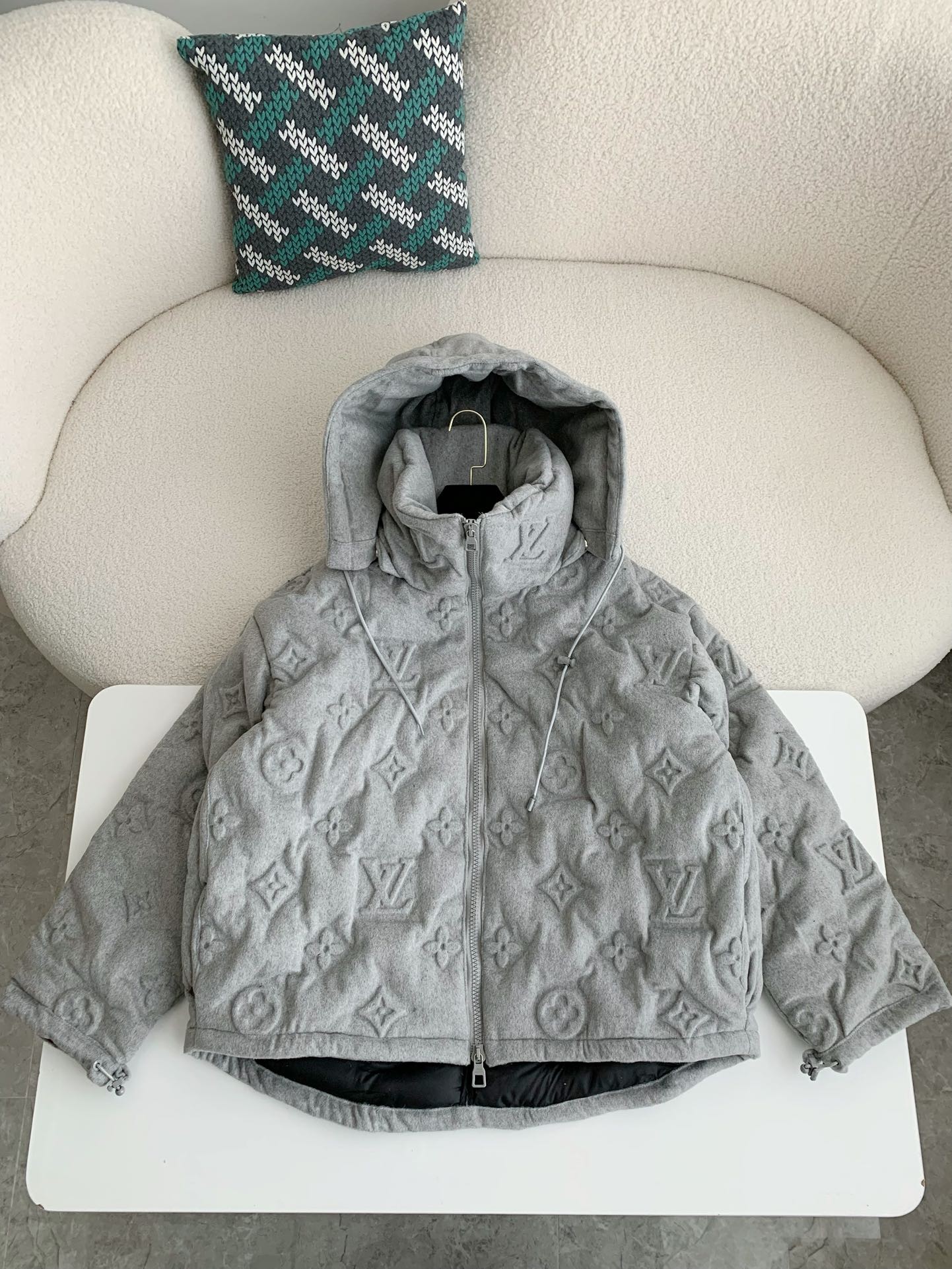 L X V zip hooded jacket