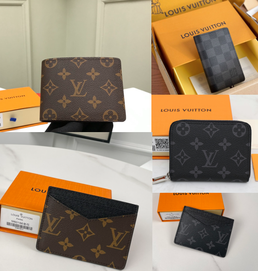 L X V CARD HOLDER/Wallets（Multiple sizes/colors）