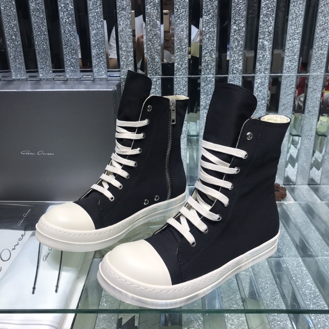 Rick Owe Canvas high-tops