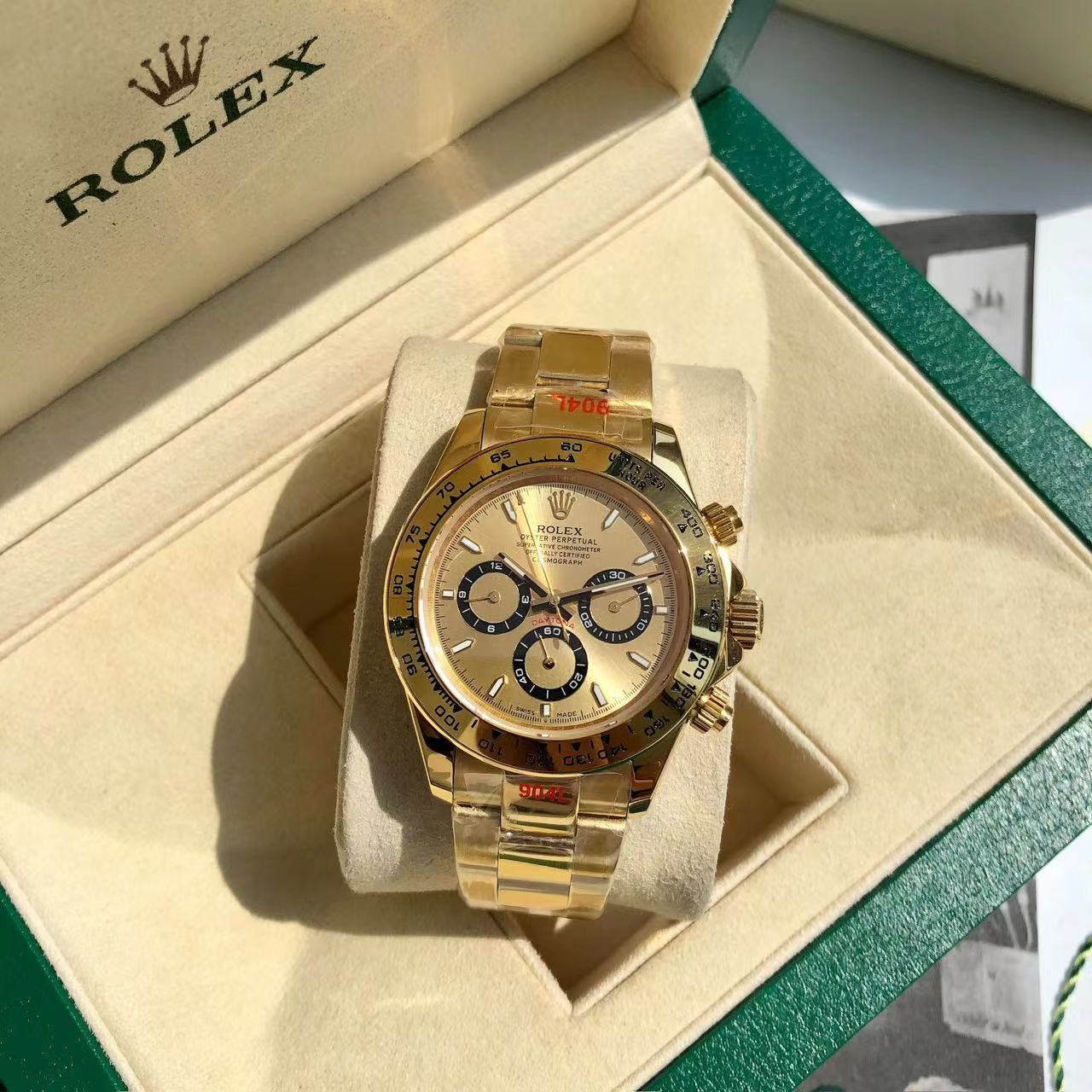 Rolxx Daytona Chronograph Gold Tone Size:40mm