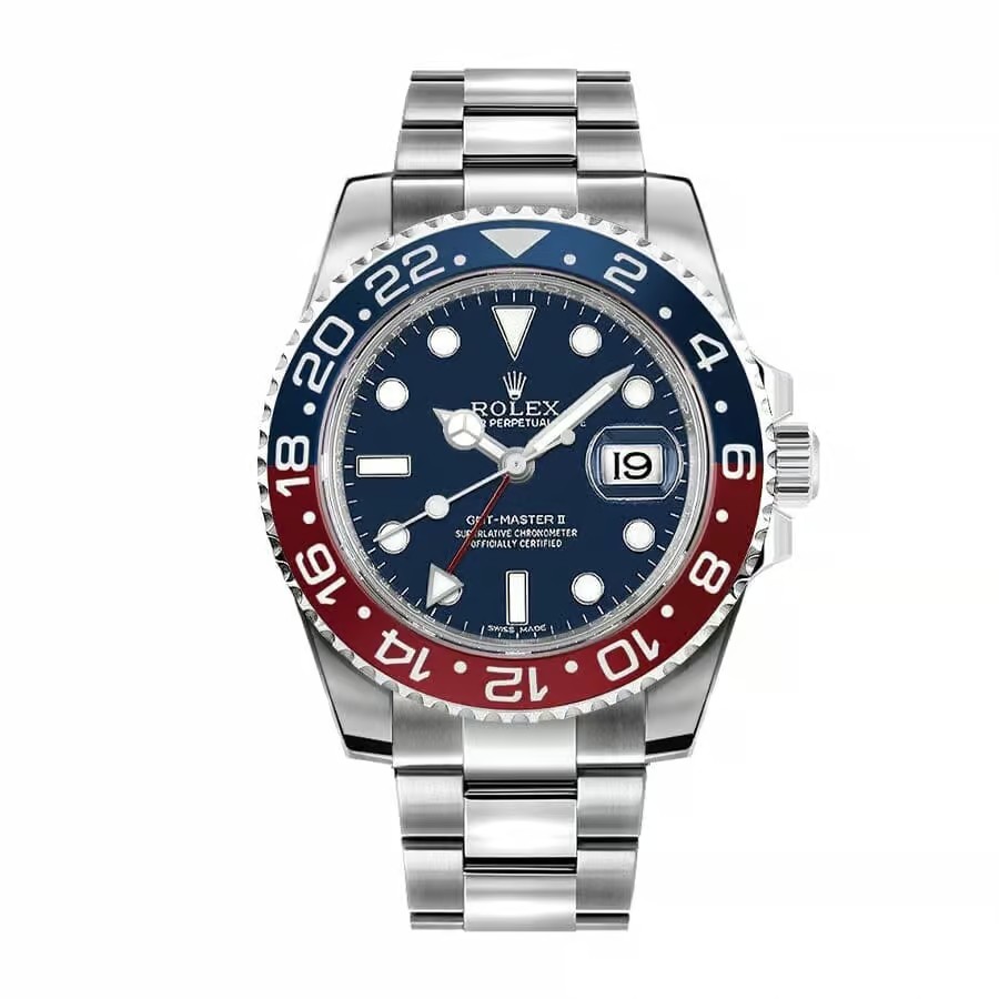 Rolxx GMT-Master II Red/Blue 116719BLRO Replica Size:40mm