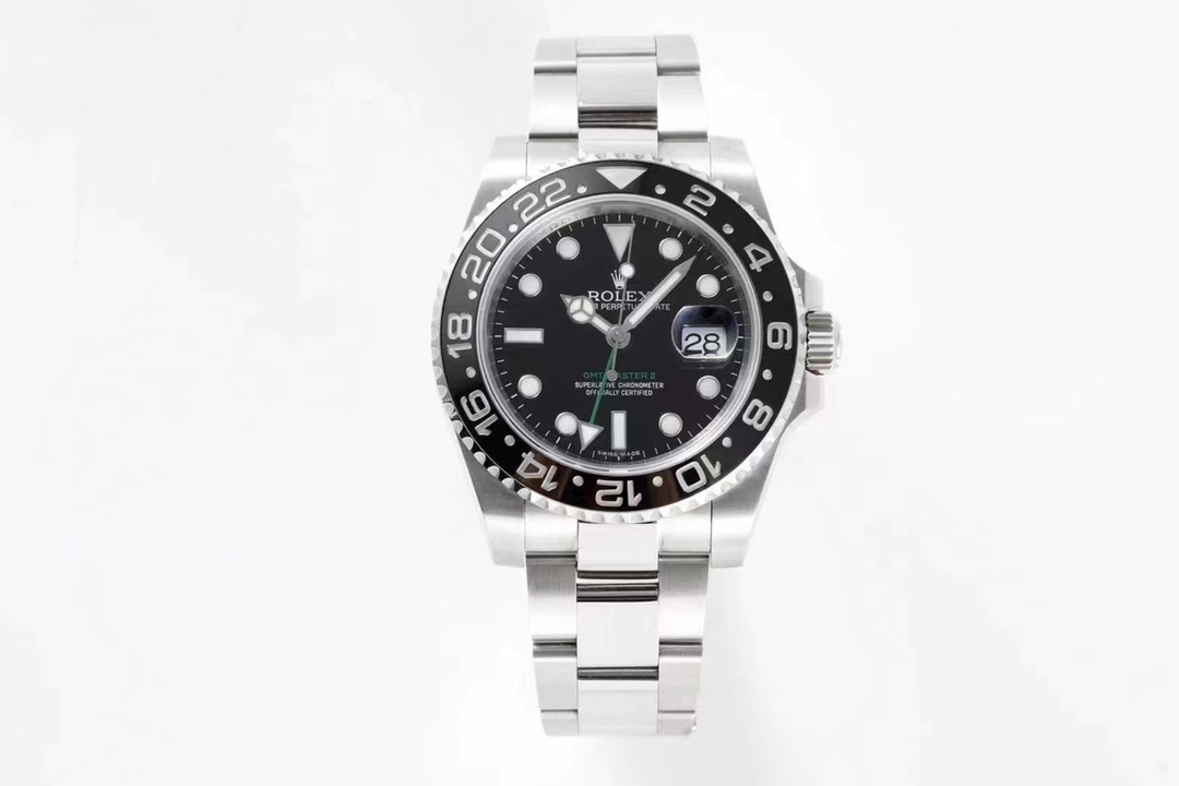 Rolxx Batman GMT-Master II Ceramic Black Bezel Batman 116710BLNR Jubilee Size:40mm