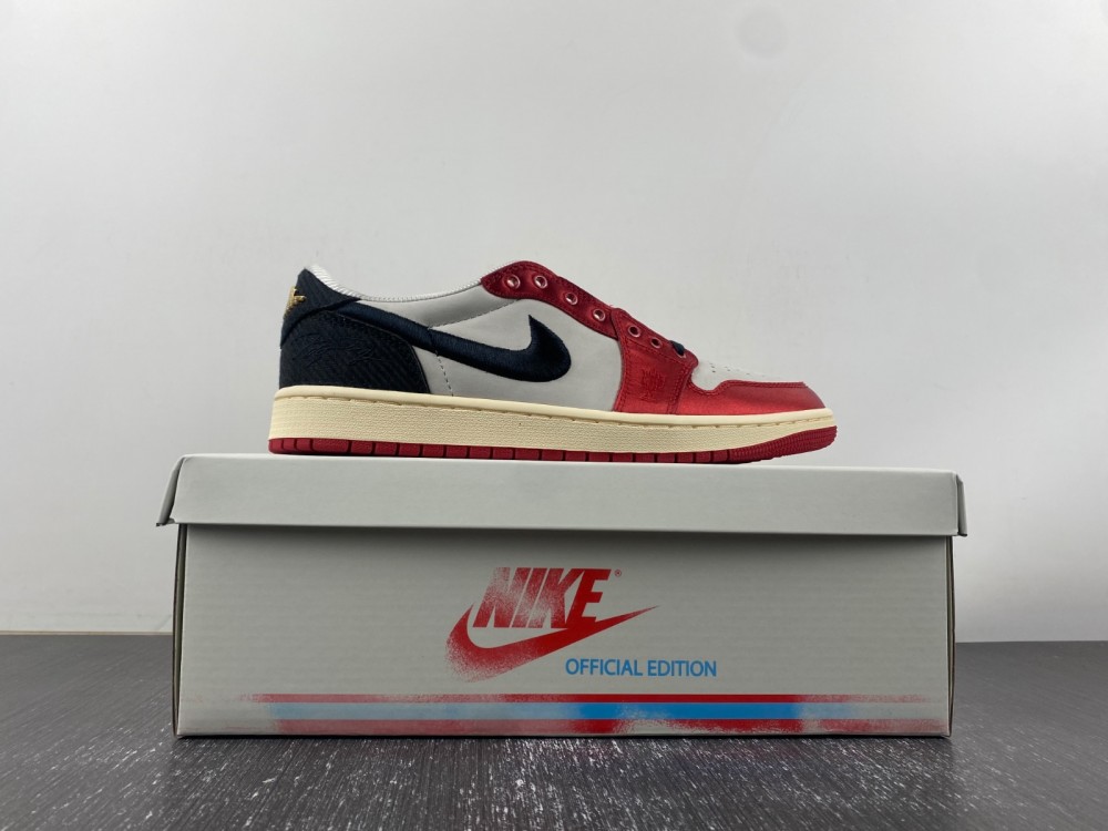 rophy Room x Air Jordan 1 Low OG “Home” - GokuSneakers