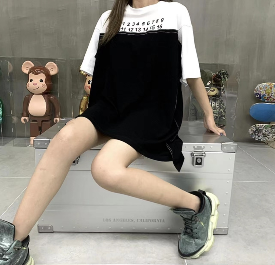 M-rg13la Number Size Chart Printed Panel Short Sleeve