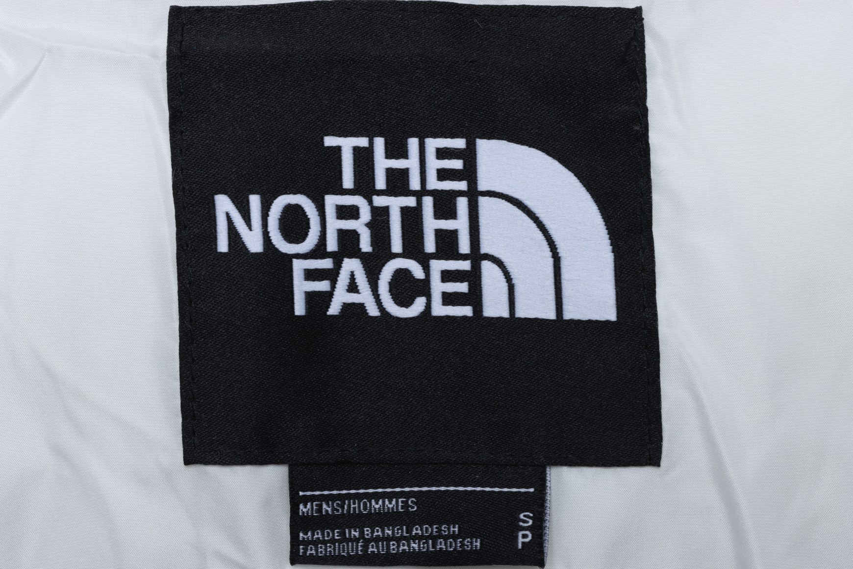 White 'ZebraLogoPattern' Down Jacket