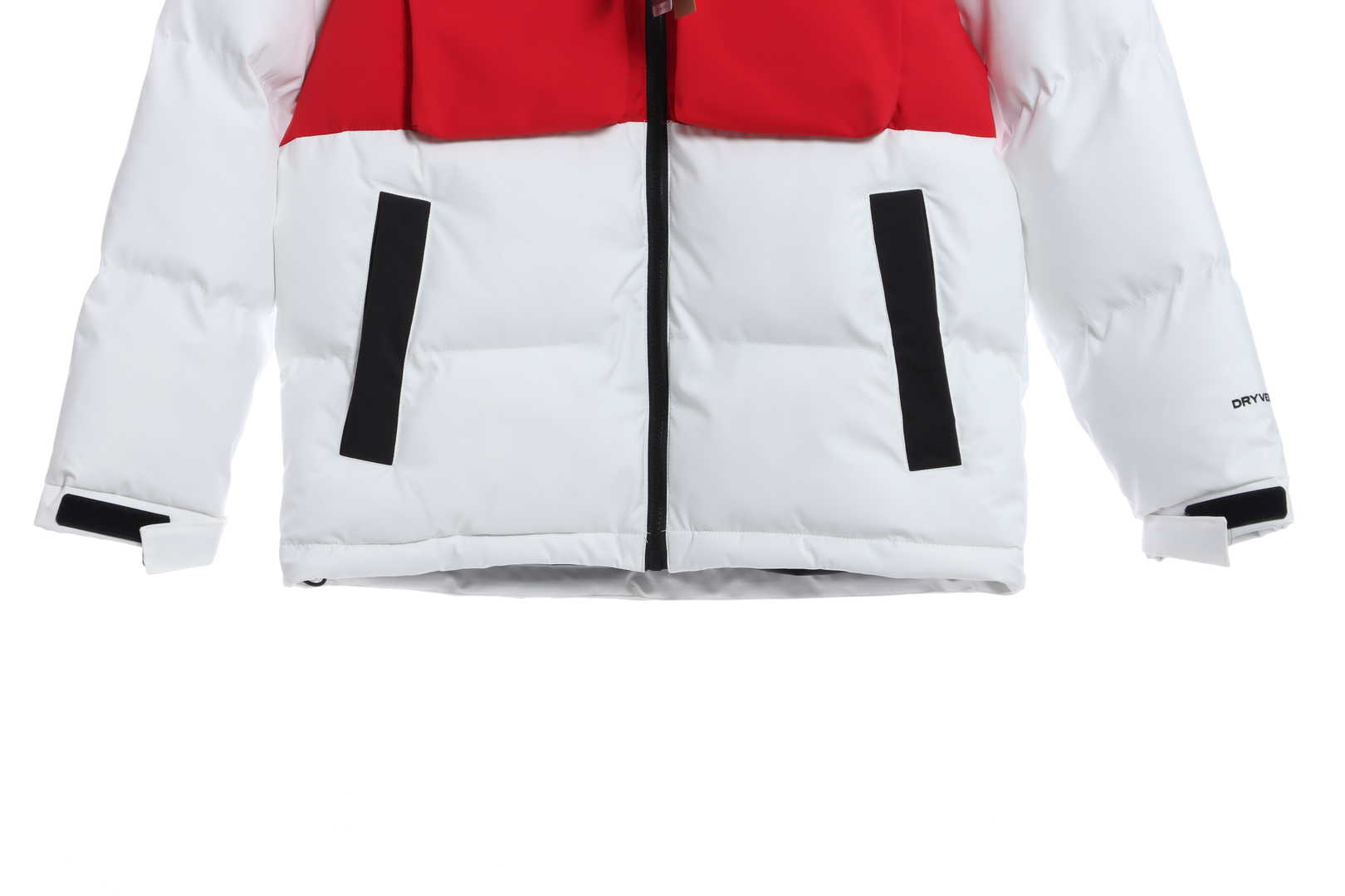 TNF Panel Contrast Color Cargo Down Jacket