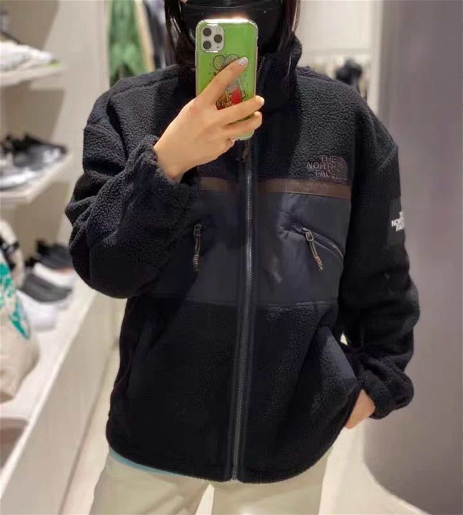 The North Face 22fw limited edition lamb velvet jacket coat