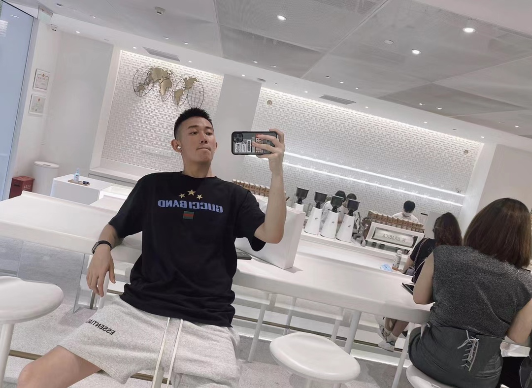 Guc1 BAND star embroidery short sleeves