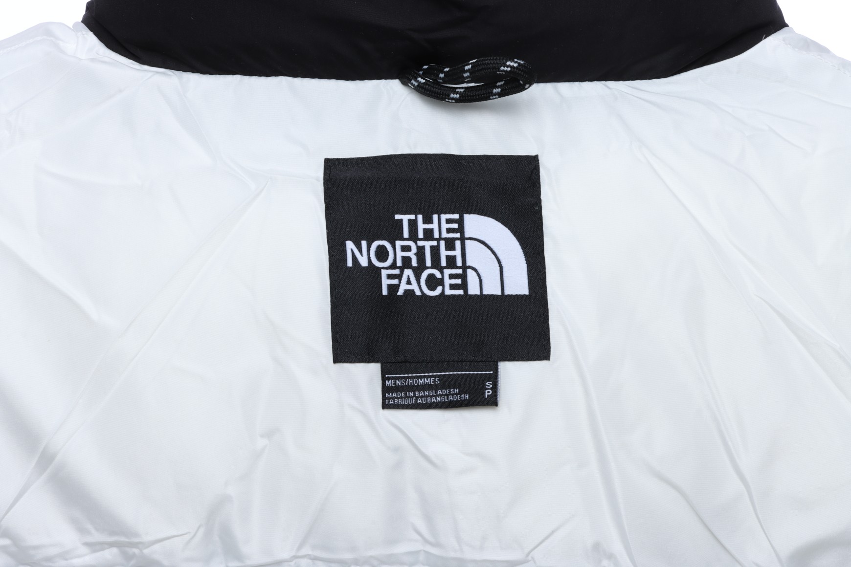 White 'ZebraLogoPattern' Down Jacket