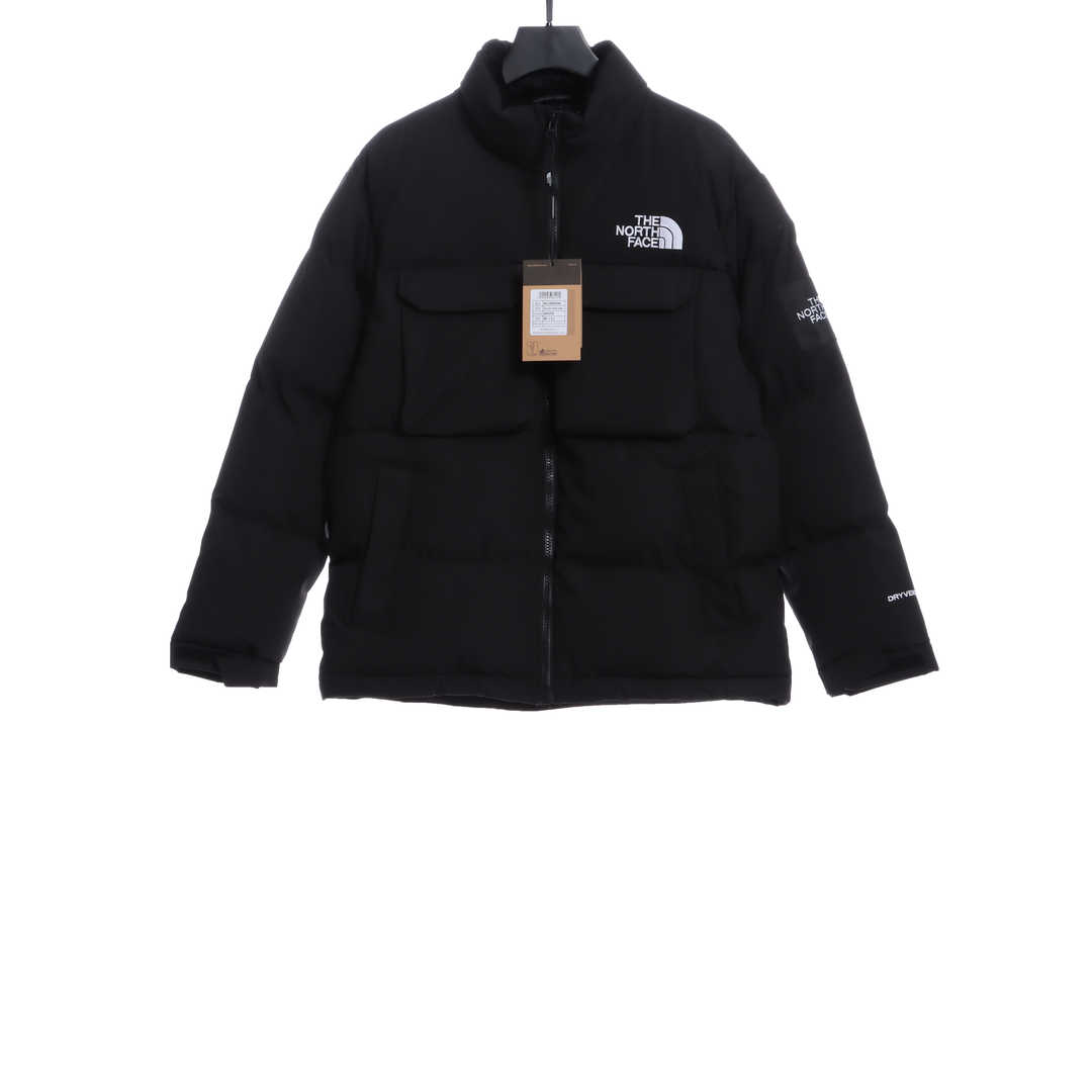 TNF Panel Contrast Color Cargo Down Jacket