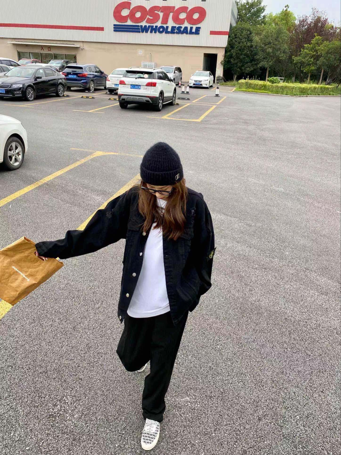 St0ne Island distressed armband denim jacket