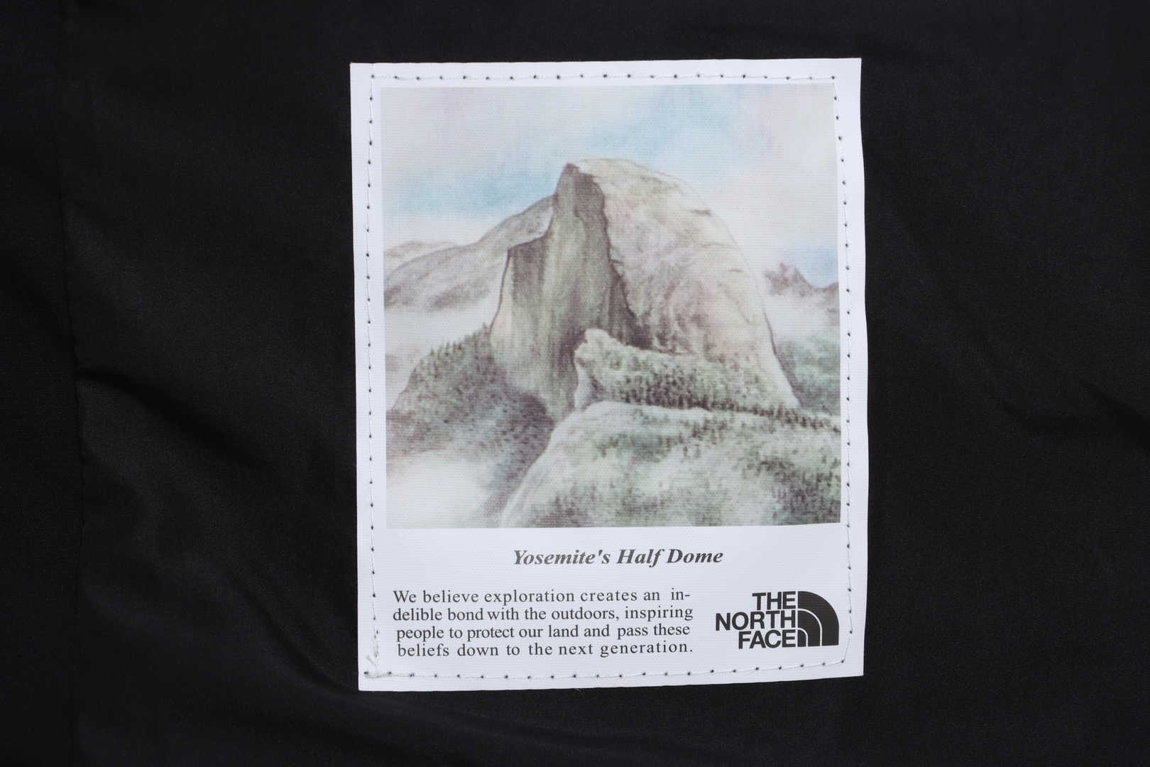 TNF Panel Contrast Color Cargo Down Jacket