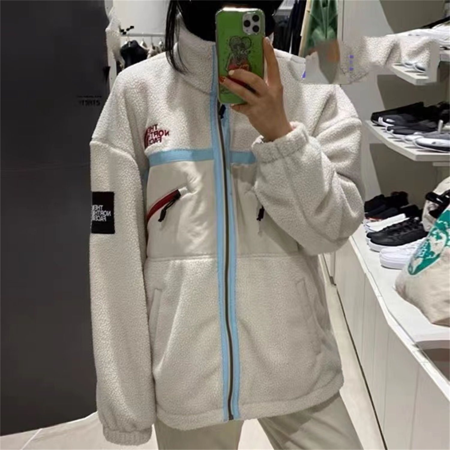 The North Face 22fw limited edition lamb velvet jacket coat