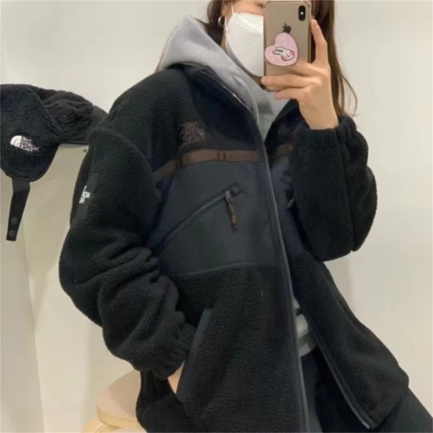 The North Face 22fw limited edition lamb velvet jacket coat