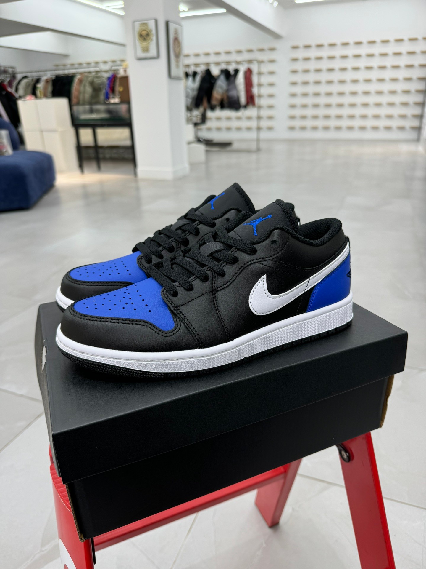 Jordan 1 Low Black Royal Toe-36-46