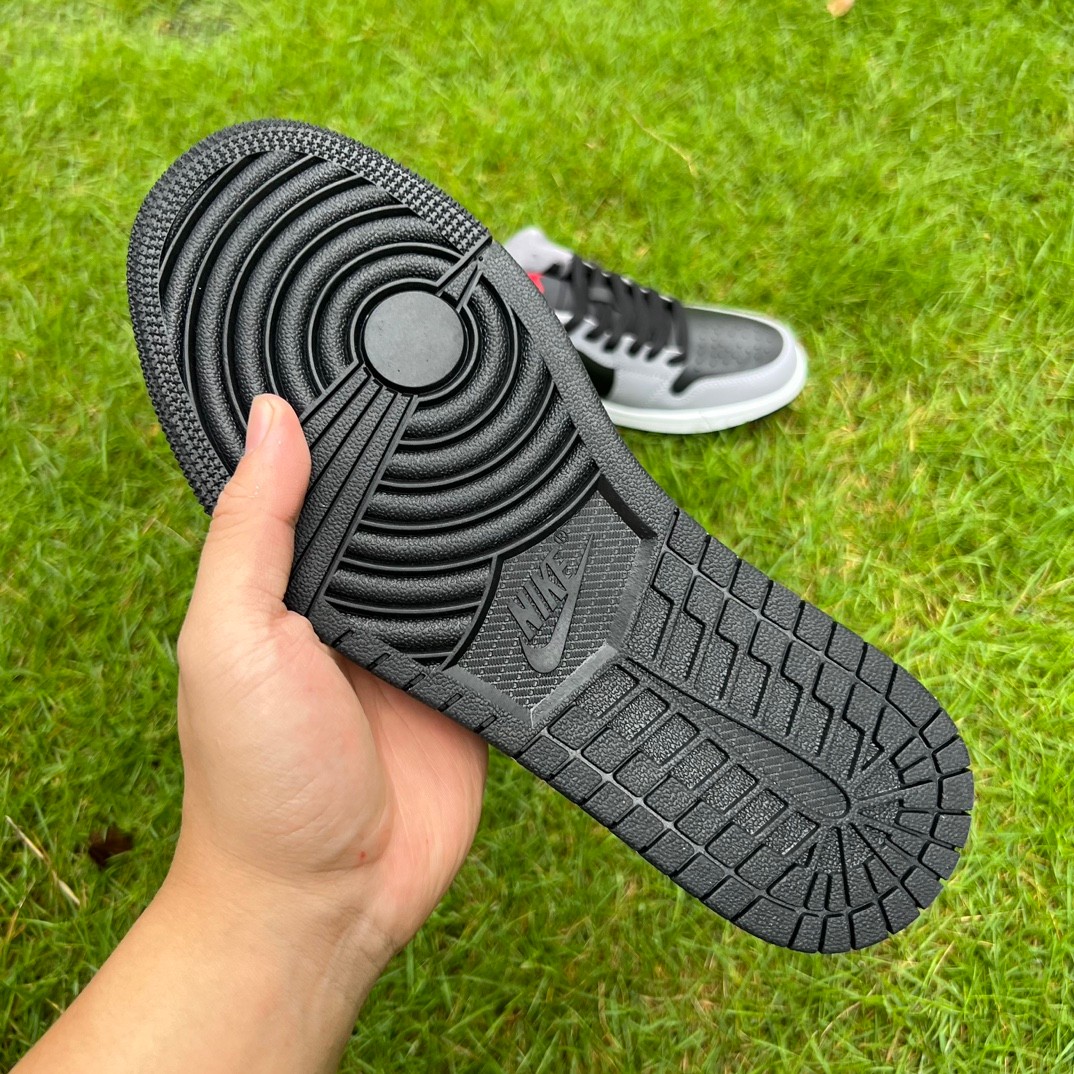 Jordan 1 Low Cement Grey Fire Red-36-46