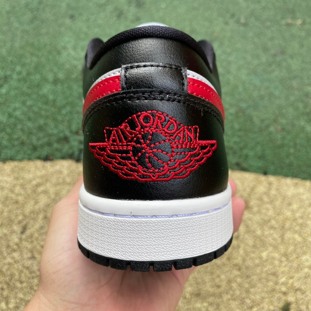 Jordan 1 Low Wolf Grey Gym Red