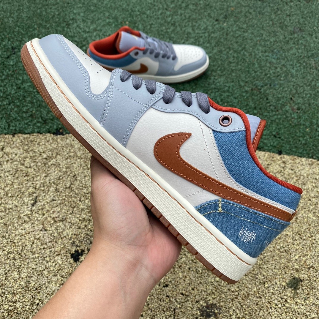 Jordan 1 Low Phantom Denim-36-46