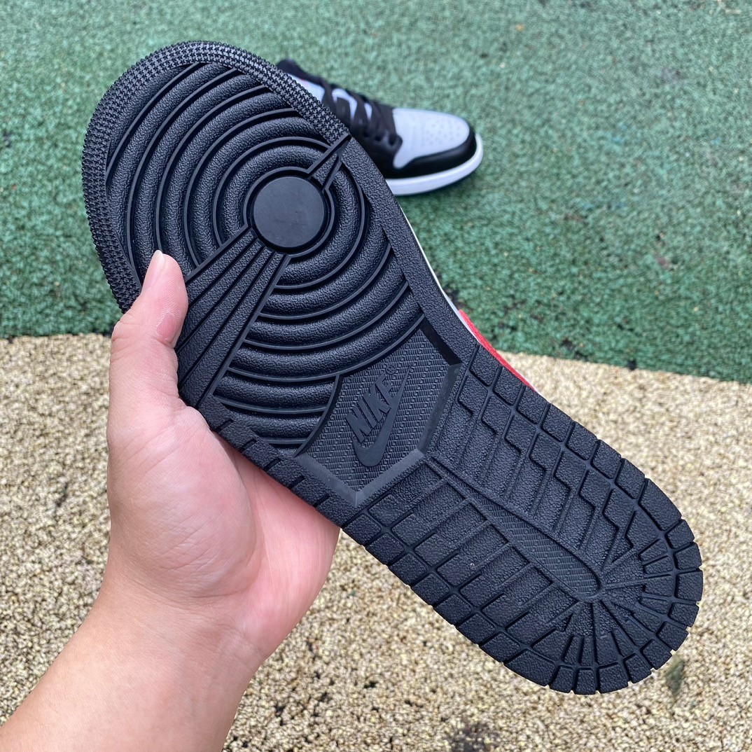 Jordan 1 Low Wolf Grey Gym Red