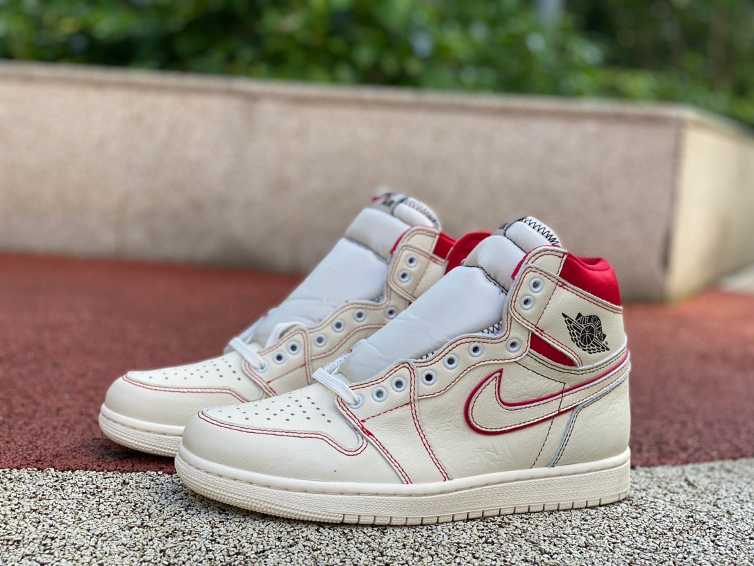 Jordan 1 Retro High Phantom Gym Red