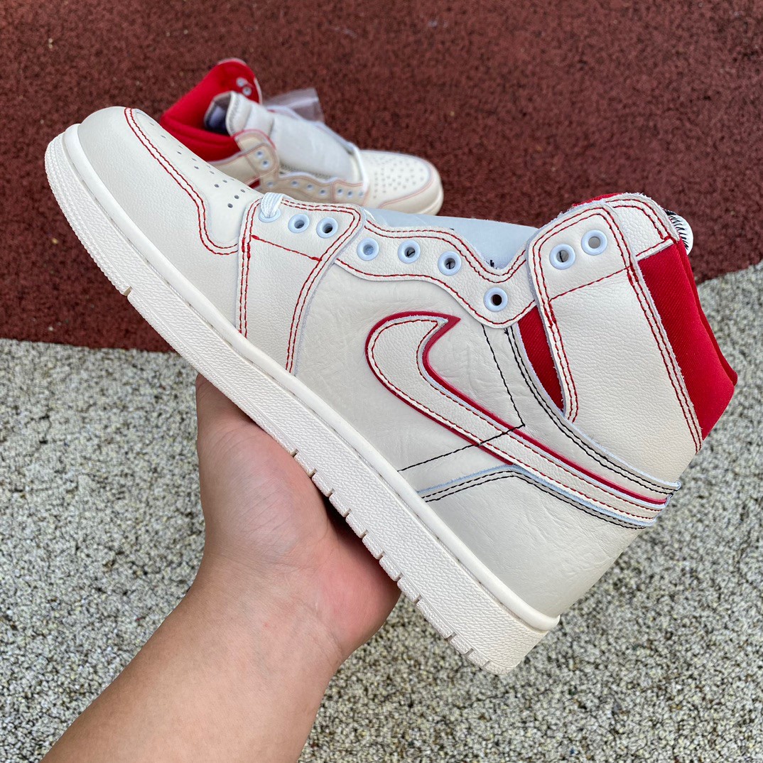 Jordan 1 Retro High Phantom Gym Red