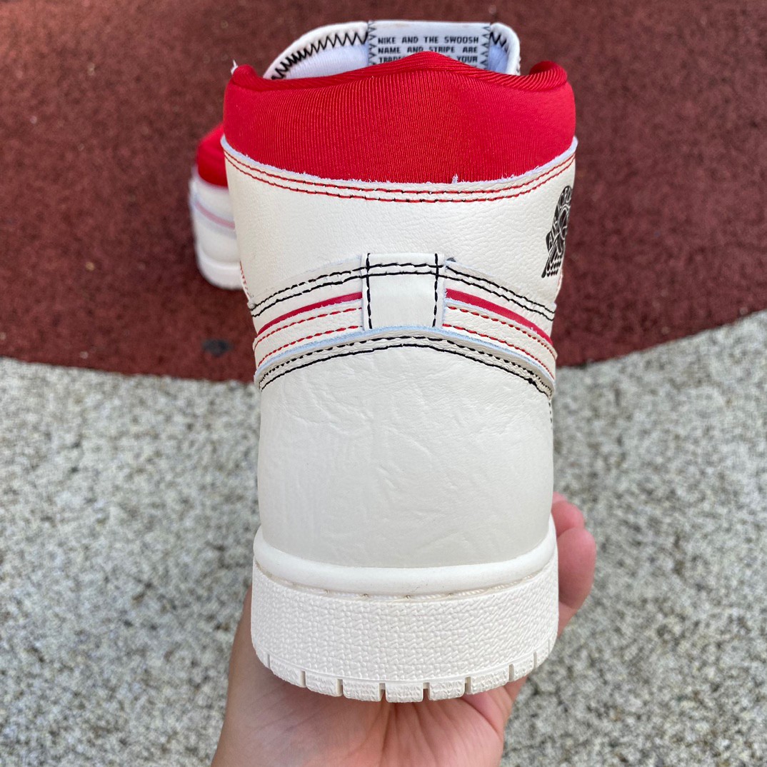 Jordan 1 Retro High Phantom Gym Red